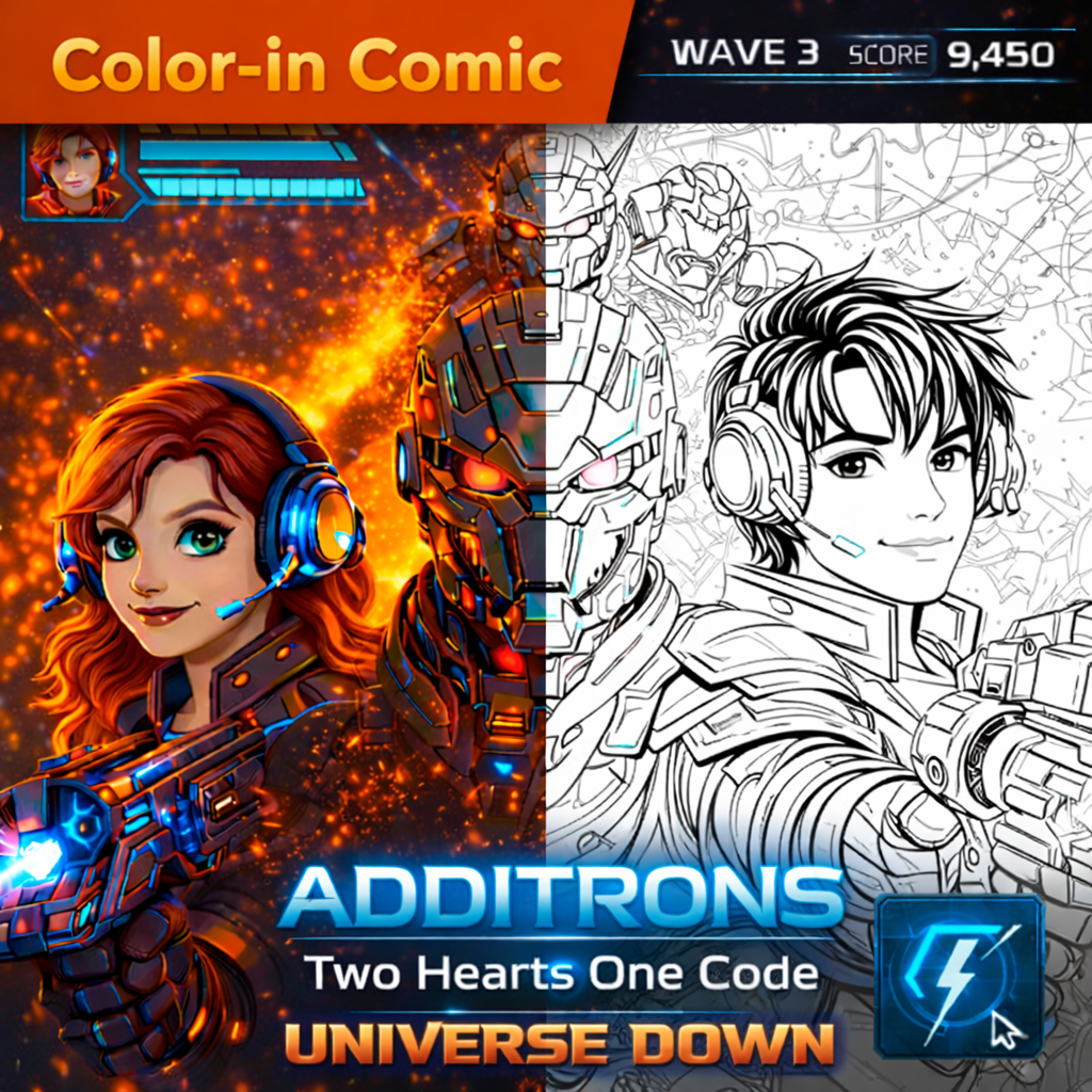 Color-in Comic